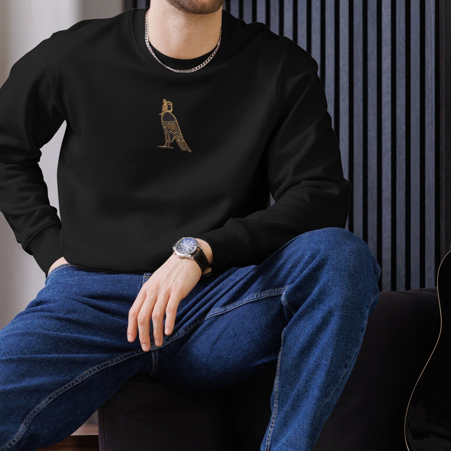 Unisex 100% Organic Ring-Spun Cotton Sweatshirt | Pharaoh Collection