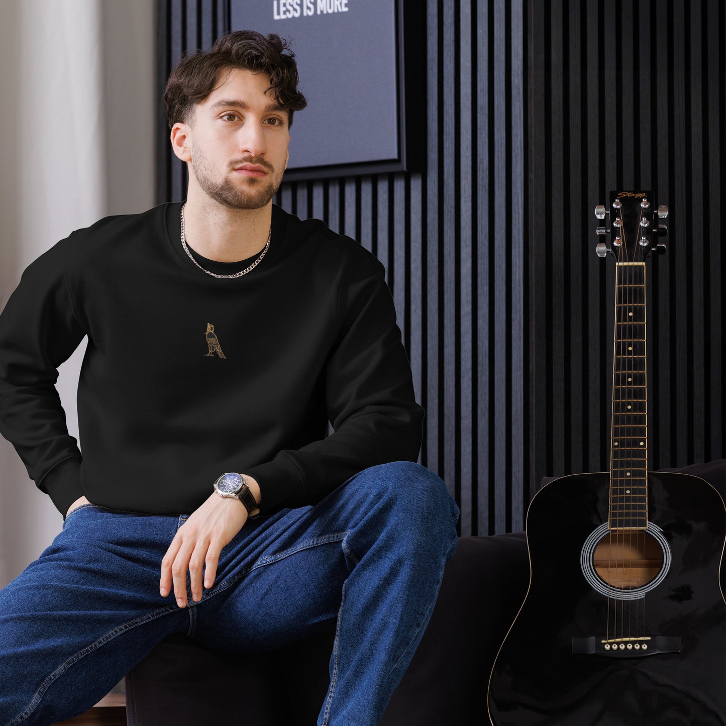 Unisex 100% Organic Ring-Spun Cotton Sweatshirt | Pharaoh Collection