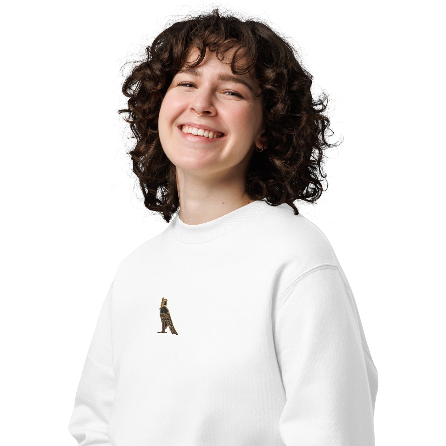 Unisex 100% Organic Ring-Spun Cotton Sweatshirt | Pharaoh Collection