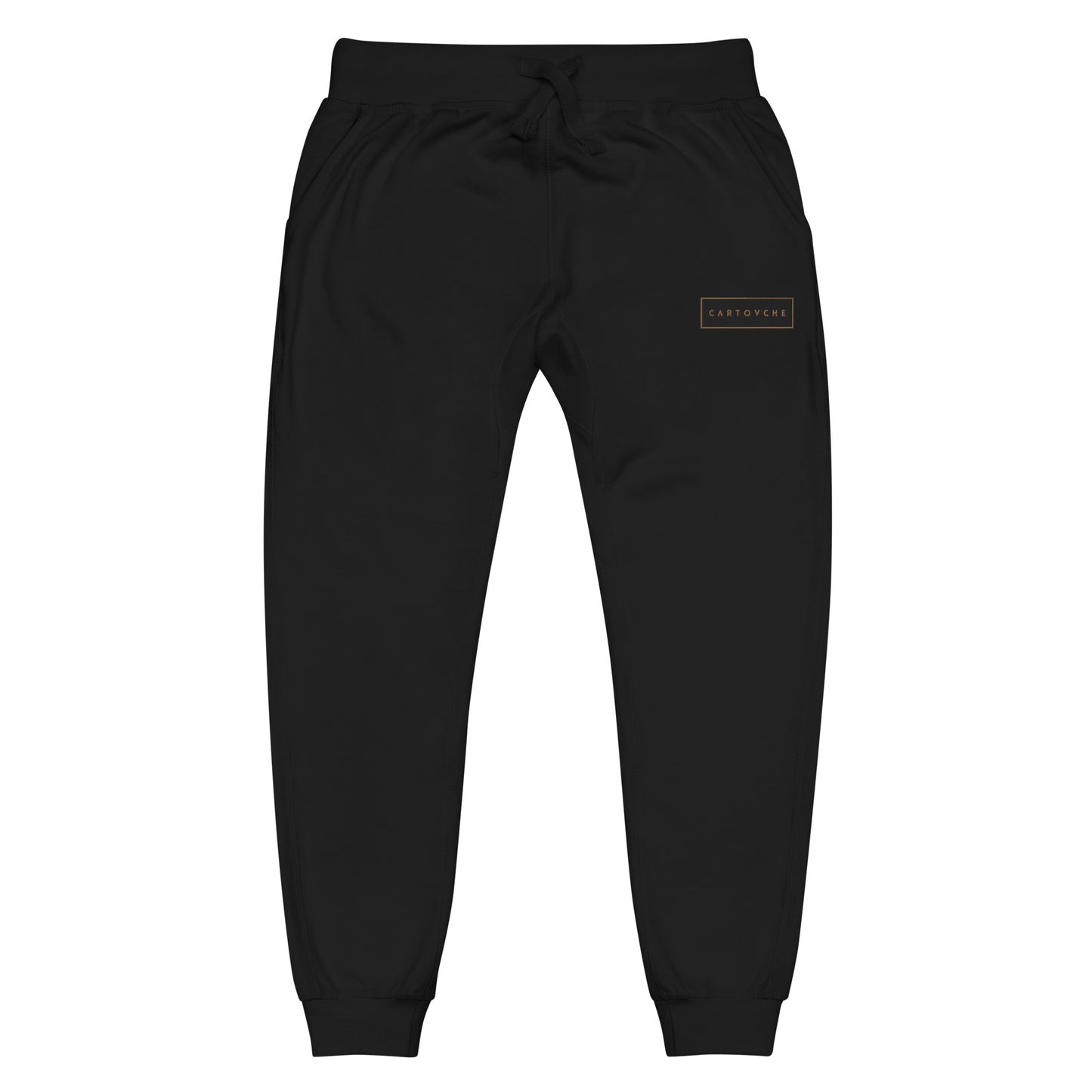Men's Embroidered Fleece Sweatpants | Black Label