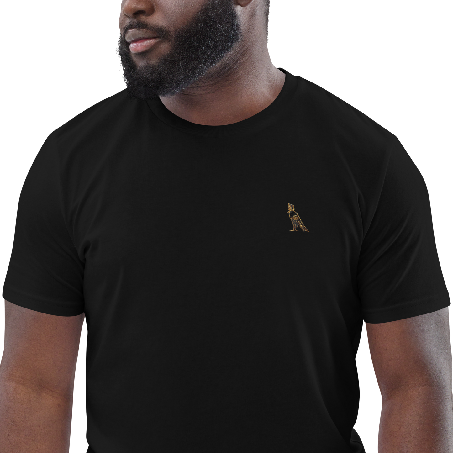 100% Organic Cotton Classic T-Shirt | Embroidered Horus Logo