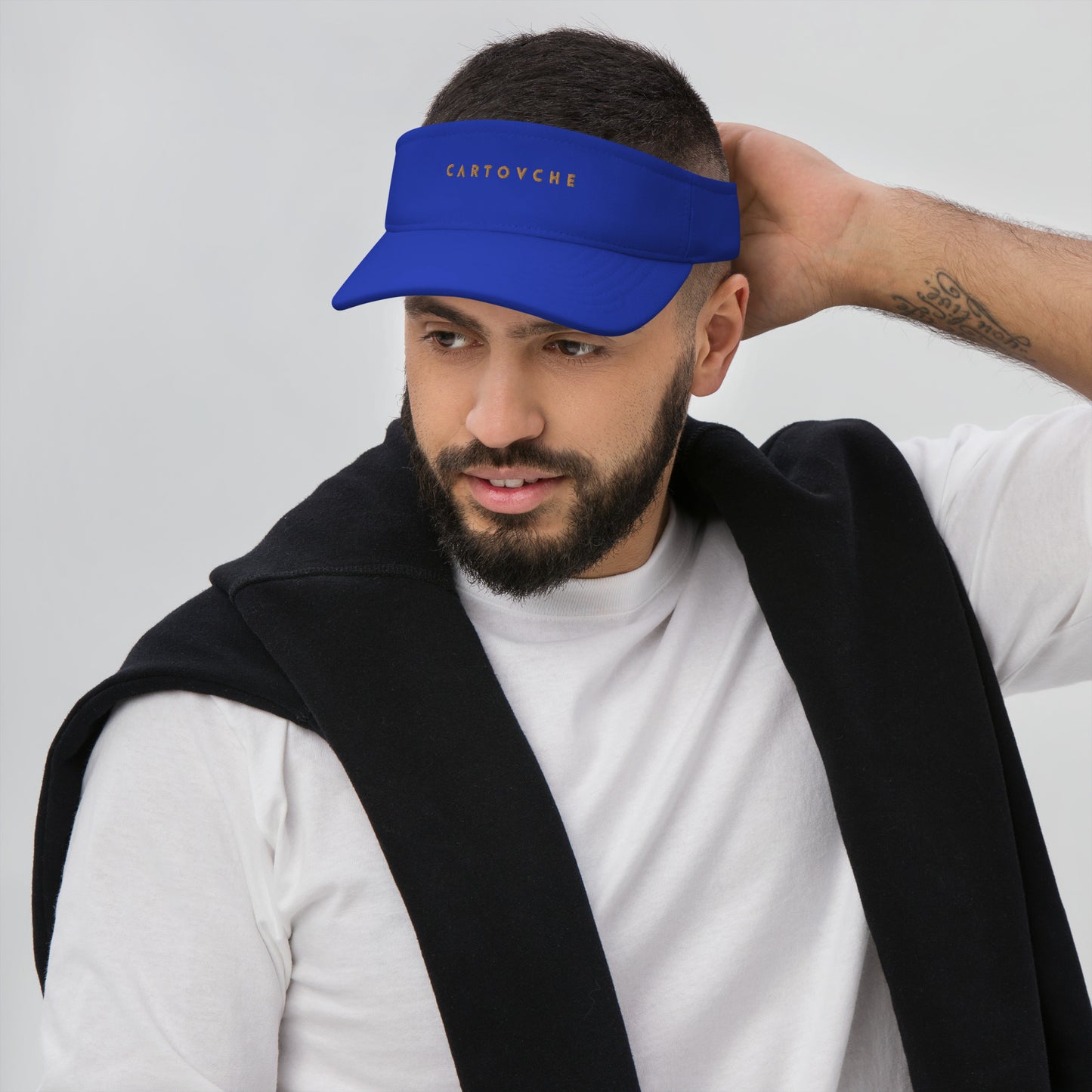 Embroidered Sun Visor Hat