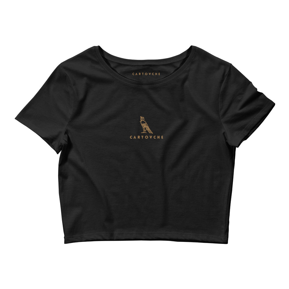 Women’s Embroidered Crop T-Shirt