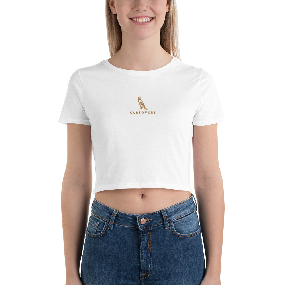 Women’s Embroidered Crop T-Shirt