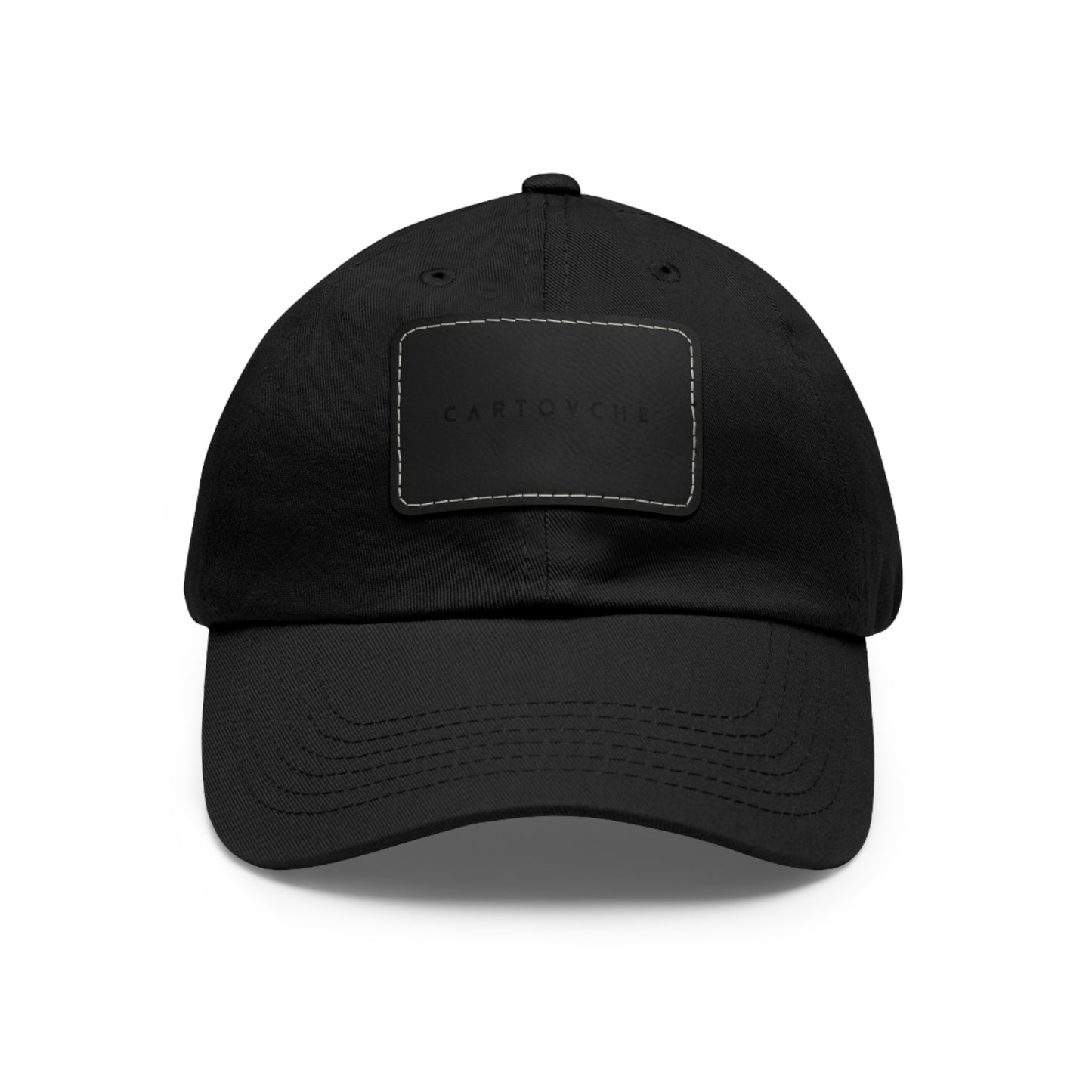 Leather Patch Dad Hat