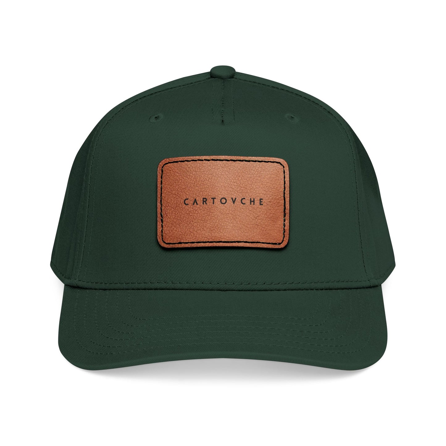 Leather Patch Baseball Cap