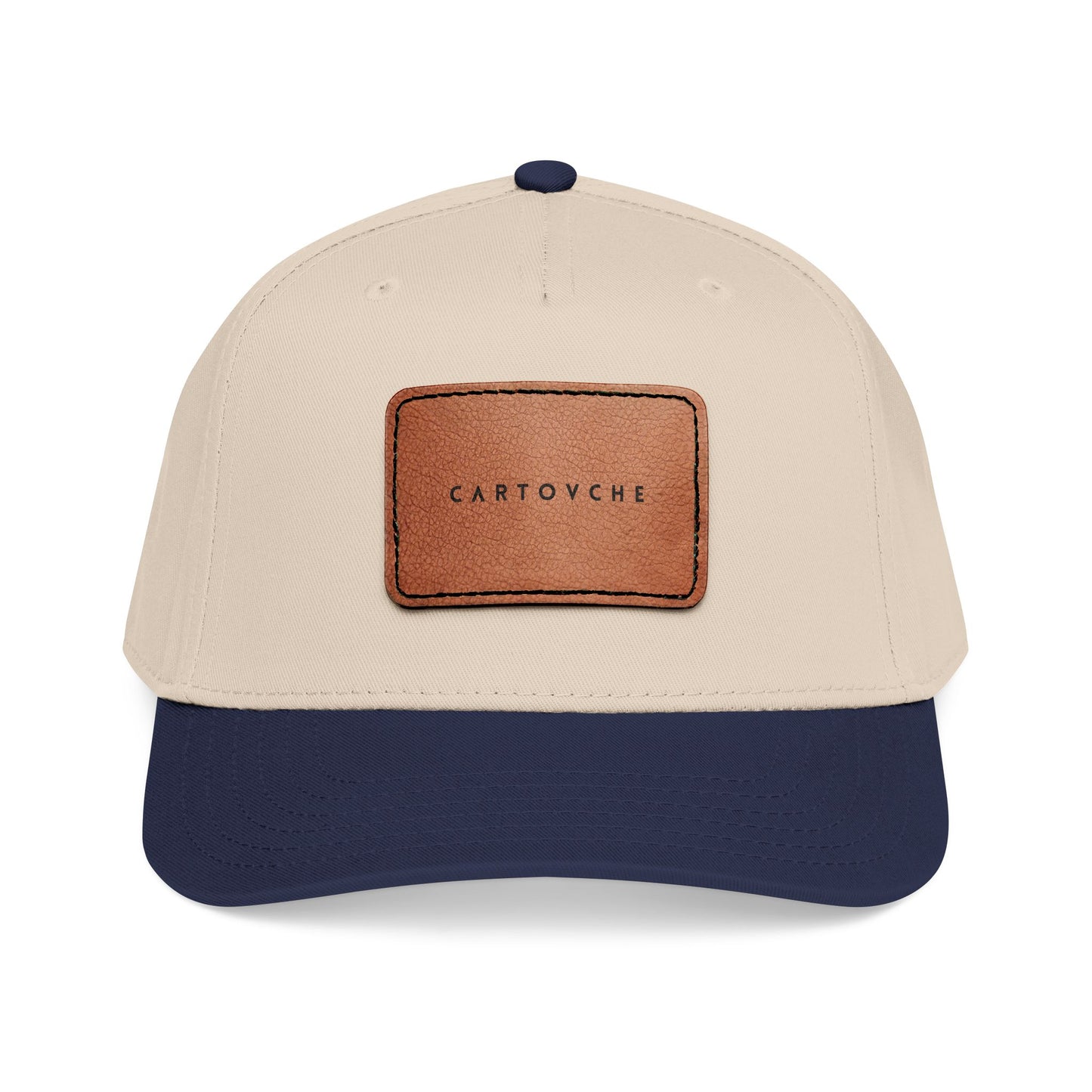 Leather Patch Baseball Cap