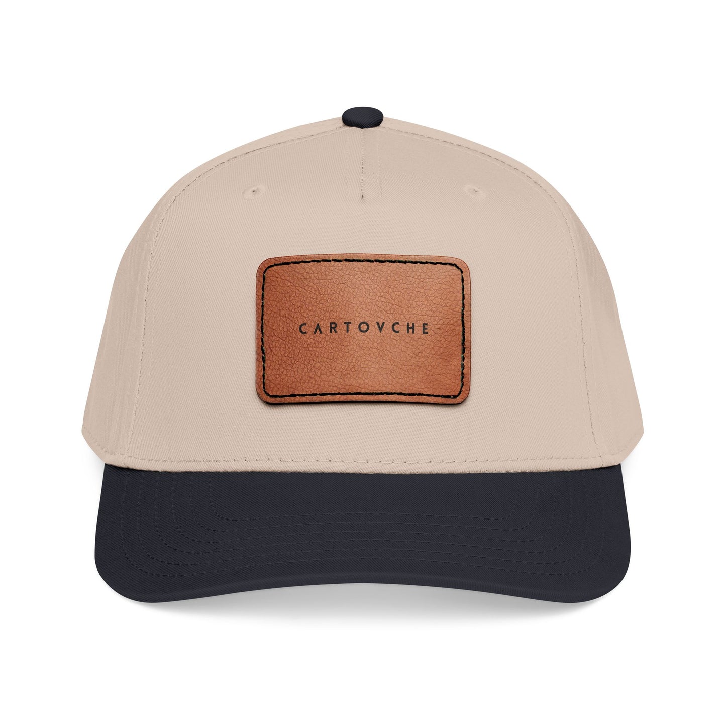 Leather Patch Baseball Cap