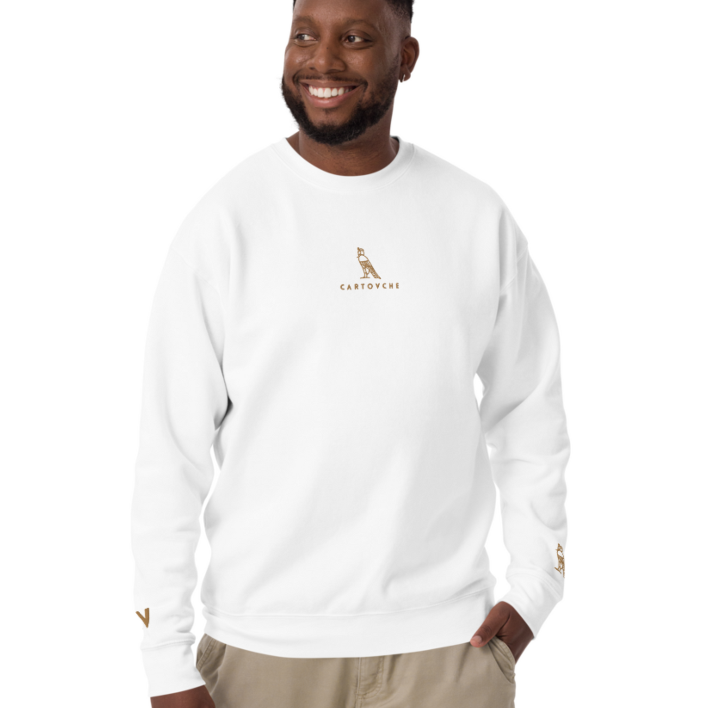 Men's Embroidered Cotton Sweatshirt