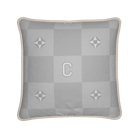 Milano Piazza Cushion (Silk & Linen)
