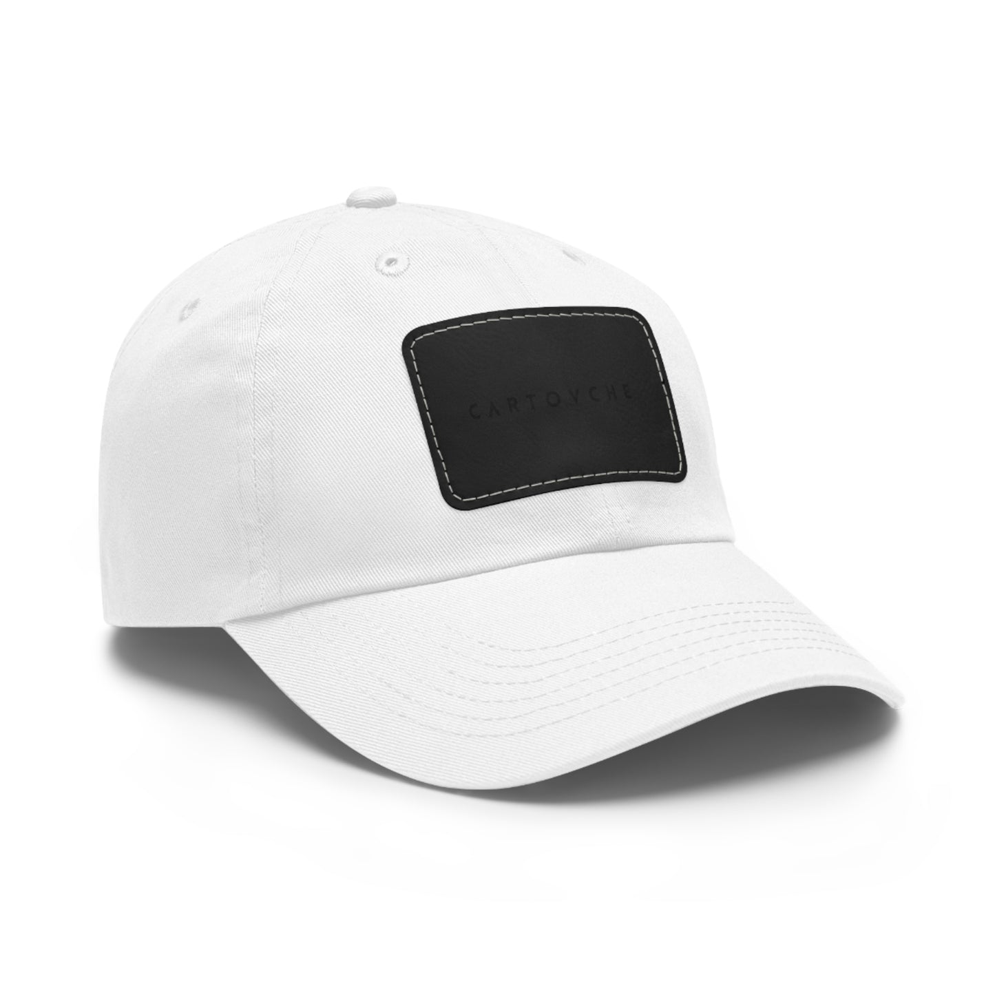 Leather Patch Dad Hat