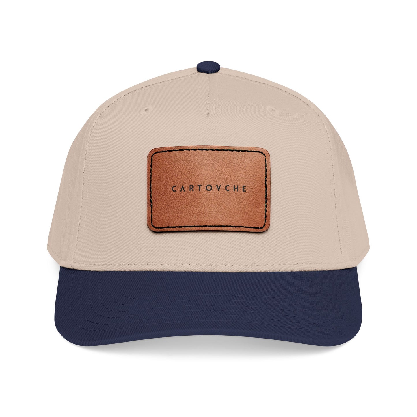 Leather Patch Baseball Cap