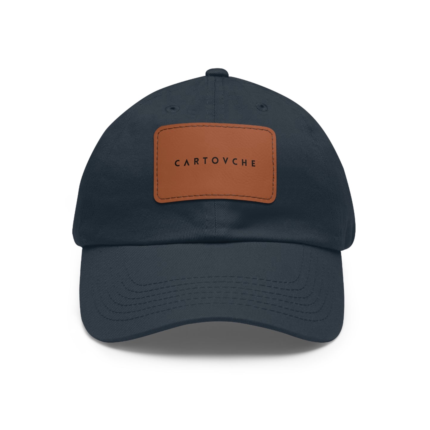 Leather Patch Dad Hat
