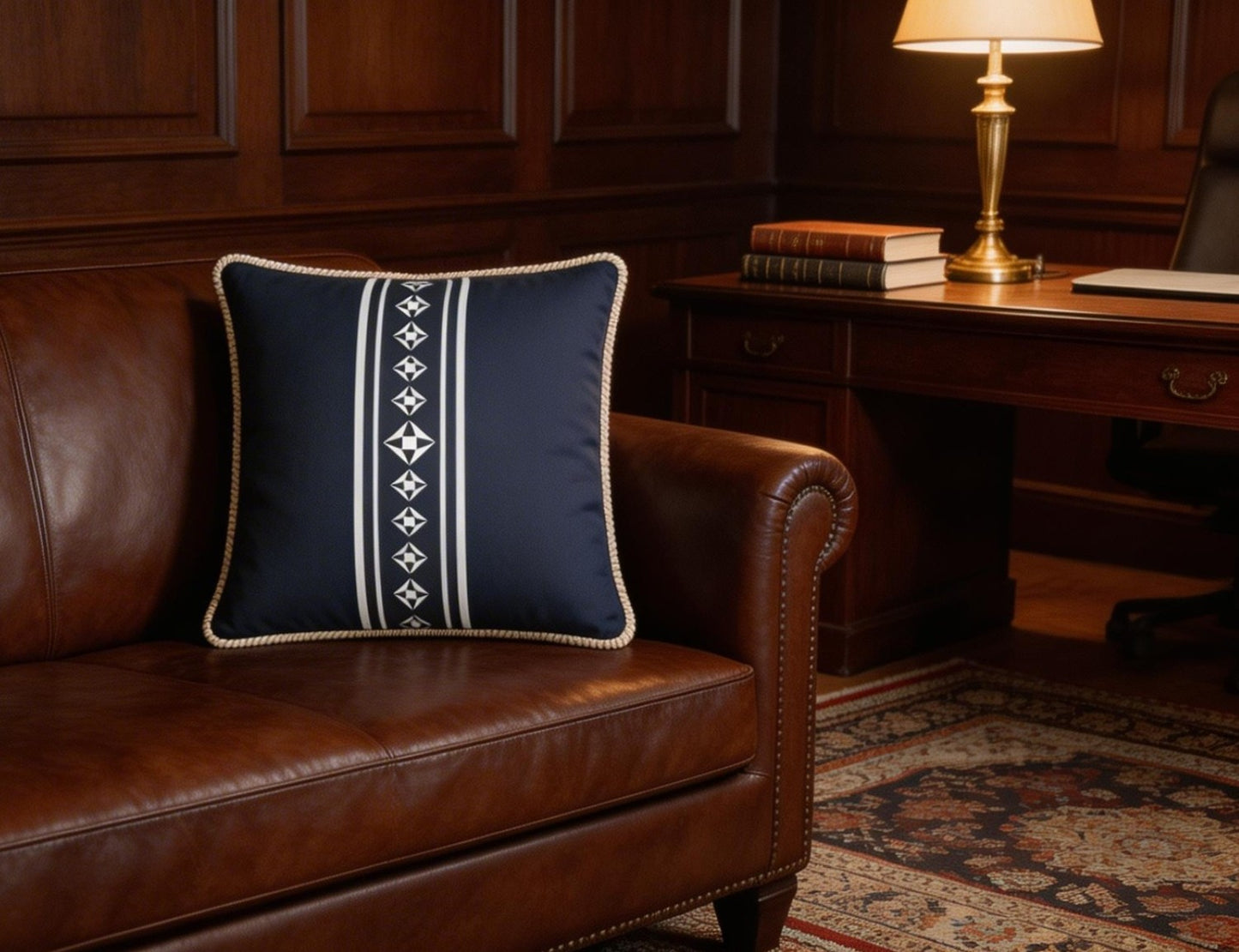 Milano Linea Cushion (Silk & Linen)