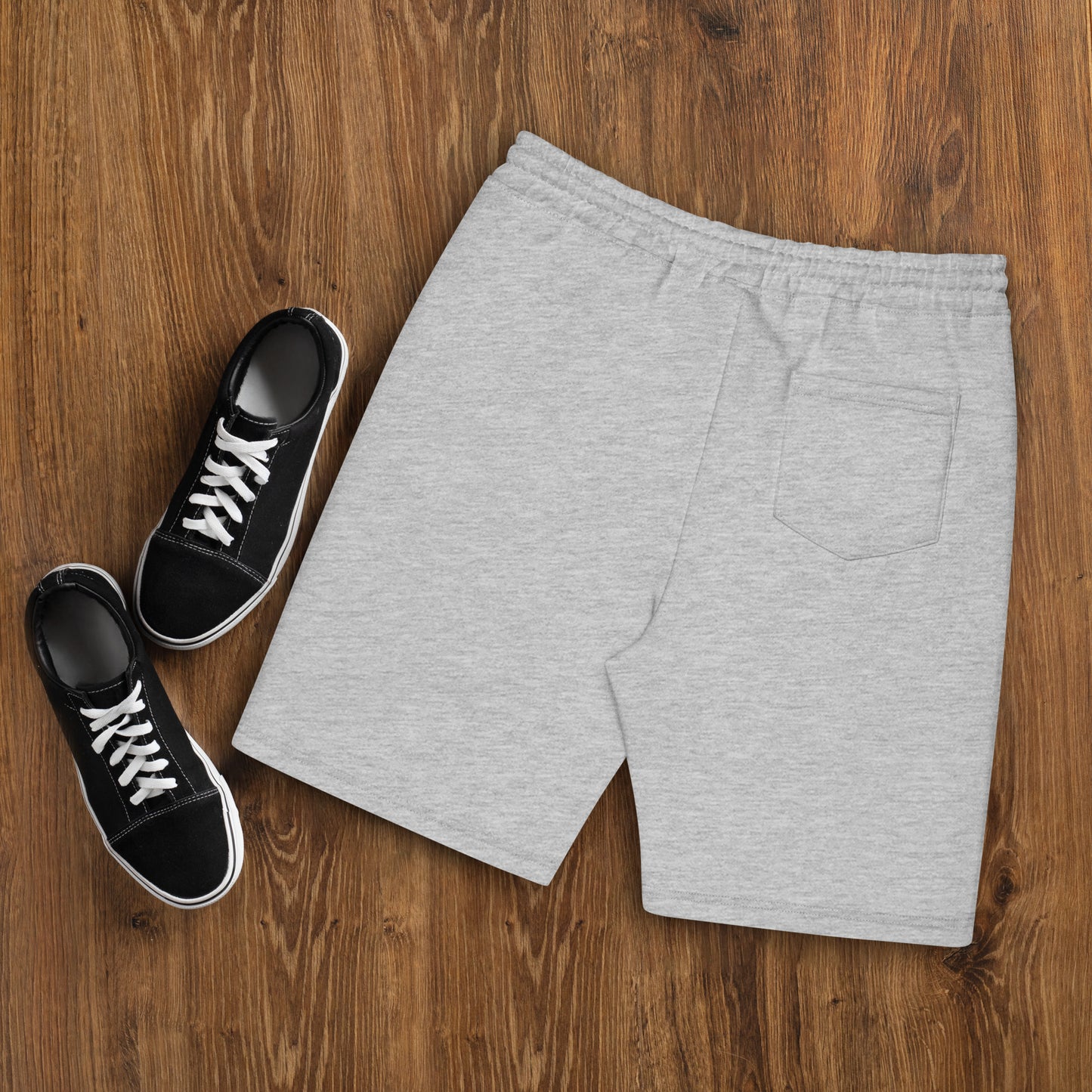 Men's Embroidered Cotton Fleece Shorts (Red Label)