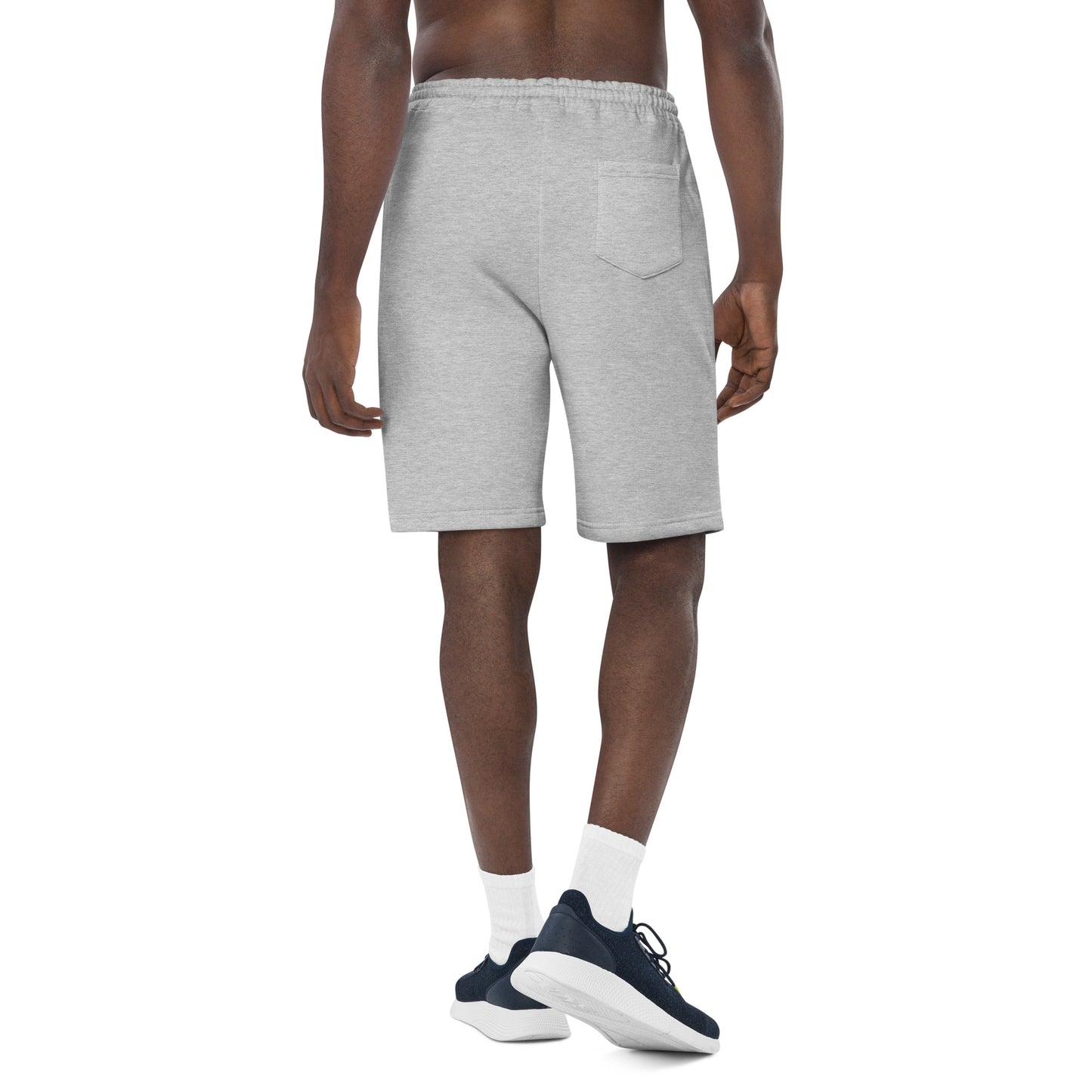 Men's Embroidered Cotton Fleece Shorts (Red Label)