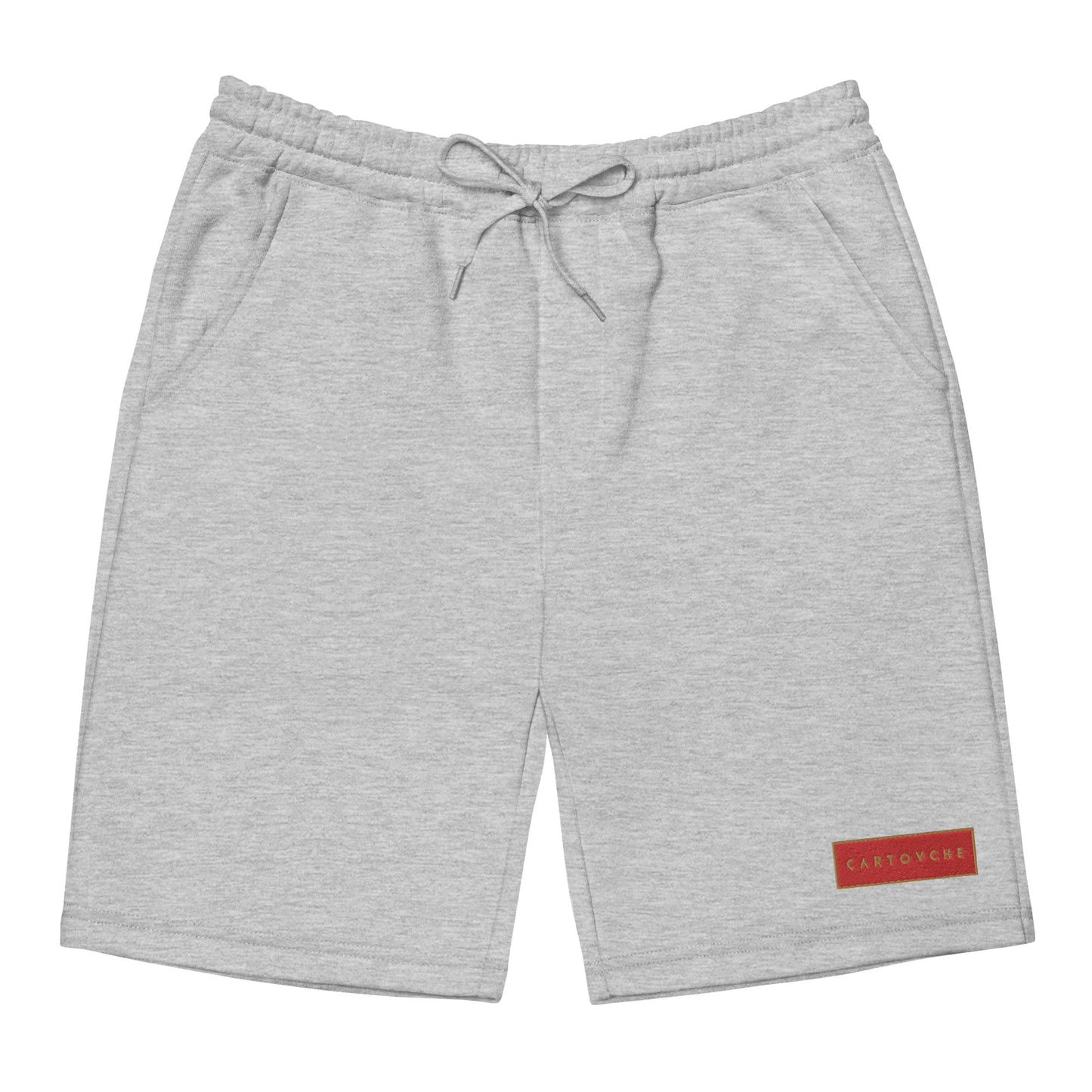 Men's Embroidered Cotton Fleece Shorts (Red Label)