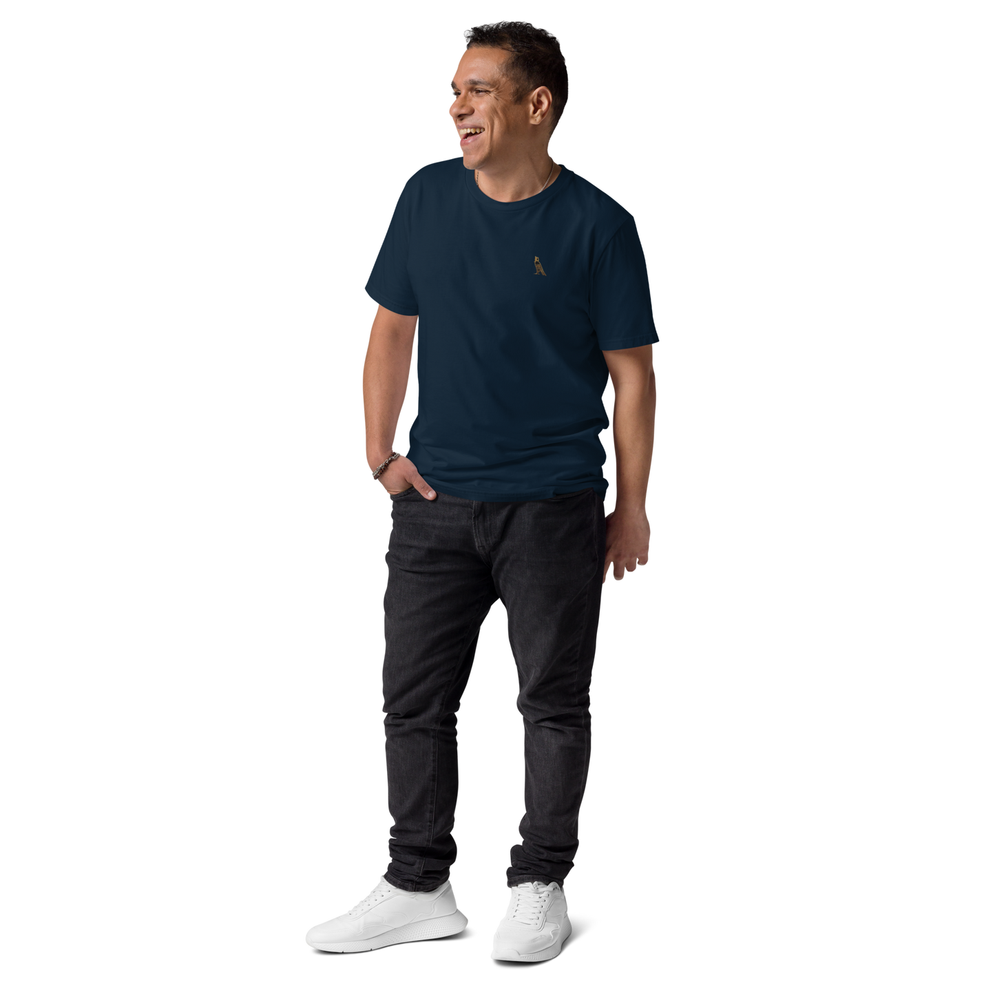 100% Organic Cotton Classic T-Shirt | Embroidered Horus Logo